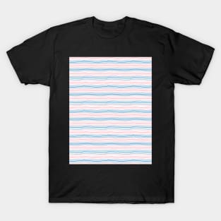 Cute curved lines in pastel colors T-Shirt